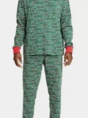 Lego x Target Exclusive Matching Pajamas Lego Brick Pattern Green